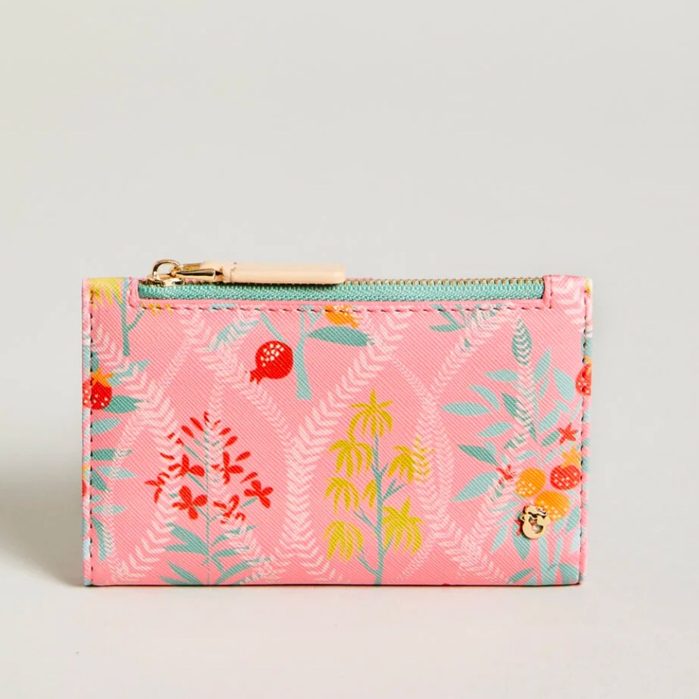 Fiona Snap Wallet Queenie Topiary Pink
